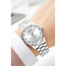 Ferrucci Jübile Kordon Çelik Kasa Kadın Kol Saati, Bileklik Hediye Gümüş Renk ZMFER209