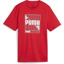 Puma Graphıc Tee Erkek T-Shirt 688033-11 For All Time Red