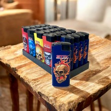 Str Rüzgar Jet Çakmak İskelet 25 Adet Doldurulabilir