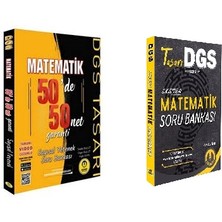 Dgs Ekstra Matematik Çözümlü Soru Bankası + Dgs Matematik 50 De 50 Soru Tasarı Eğitim Yayınları