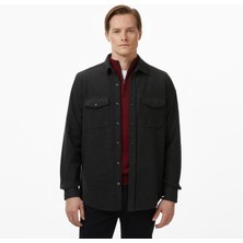 Nautica Erkek Siyah Classic Fit Gömlek W57412T.00E