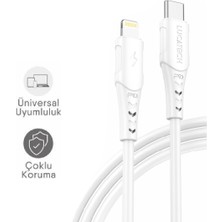 Lucatech Pd Lightning Hızlı Şarj Kablosu 60W — iPhone 13 / 12 Mini / Se 2022 (Dayanıklı Tasarım)