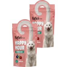 Reflex Plus Happy Hour Kısırlaştırılmış Kediler Için Ödül Maması 2 x 60GR
