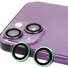 Erbar Iphone 15 Raze Metal Kamera Lens - Yeşil