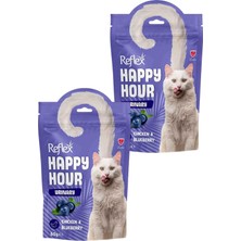 Reflex Plus Happy Hour Tavuk Etli ve Yaban Mersinli Kedi Ödülü 2 x 60GR