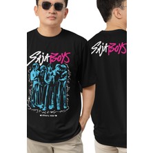 Fuddy Moda Unisex Saja Boys 1000% You Ense Baskılı Tişört, Oversize Kpop Demon Hunters Temalı T-Shirt