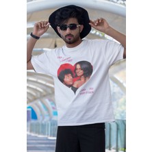 Fuddy Moda Unisex I Said I Love You First And You Said I Back Yazılı Tişört, Oversize Selena Gomez T-Shirt