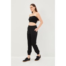 Allyco Taşlı Jogger Regular Örme Pantolon