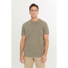 Altınyıldız Classics %100 Pamuk Slim Fit Dar Kesim Bisiklet Yaka Tişört