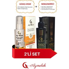 AYMELEK Nemlendirici + Güneş Kremi Yüksek Koruyuculu (150+100 Ml) Cilt Bakım Seti