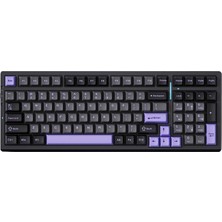 Mchose G98 Pro Black Purple %98 Flame Orange Switch Hotswap Rgb Kablosuz Ingilizce Mekanik Gaming Klavye (HW-G98S-3)