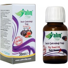 Yalın Vital İncir Çekirdeği Yağı 30 ml | %100 Saf ve Doğal Soğuk Sıkım ( Cam Damlalık Hediyeli )