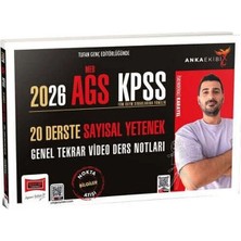 Anla Kazan Yayınları Yargı 2026 Kpss Meb-Ags 20 Derste Sayısal Yetenek Genel Tekrar Video Ders Notları Anka Ekibi