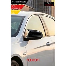 Raxon Opel Insıgnıa B 2017-2021 Batman & Yarasa Ayna Kapağı – Parlak Piano Black Sport