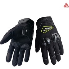 MOTARI MT-PLUS CE EN 13594 1 KP Sertifikalı 3 Mevsim Motosiklet Eldiveni Dokunmatik