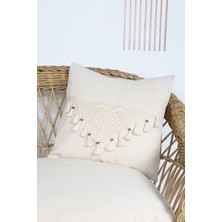 Bedinn Boho Kırlent Kılıfı El Örgüsü 45x45 Cm