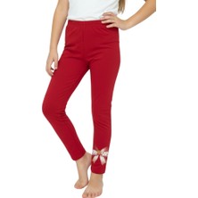 Crassi Kız Çocuk Noellik Tayt 2 İplik Şardonlu Baskılı