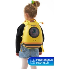 Zampago LED Ekranlı Çocuk Sırt Çantası – Şarjlı, Su Geçirmez, Sevimli Hayvan Figürlü Akıllı Çanta, 10.000 mAh Powerbank Hediyeli