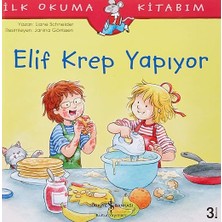 İş Bankası Kültür Yayınları Elif Krep Yapiyor Ilk Okuma Kitabım + Hortumuma Çörek Kaçtı + Bulutlara Şiir Yazan Çocuk + Arkadaşım Polis Set