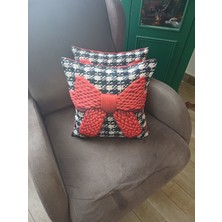 Fiyonk Desenli 40X40 Kırlent (Içyastık Dahildir)