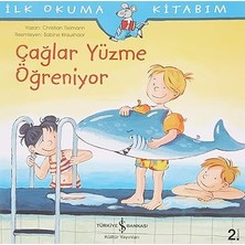 İş Bankası Kültür Yayınları Çağlar Yüzme Öğreniyor: Ilk Okuma Kitabım + Kral Şakir Mikrop Avcıları 1 + 5 Kitap Set