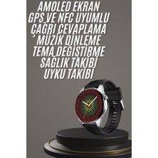 Yeni Nesil Akıllı Saat 1.5 Inç Amoled Ekran Çağrı Cevaplayabilen - ER001Y-53NFC4