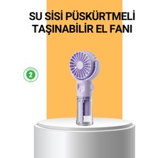 Taşınabilir Şarjlı Su Buharlı Mini Klima Fan - ER001Y-53CGQ8