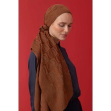 Imannoor Dama Desen Taba Naia Pamuk Şal 70X200 241-3001-998