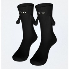 Mıknatıslı El Ele Tutuşan Çorap, Unisex Arkadaşlık,sevgili,komik Çorap