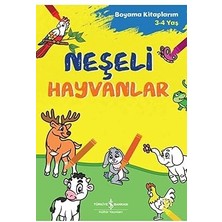 İş Bankası Kültür Yayınları Neşeli Hayvanlar - Boyama Kitaplarım 3-4 Yaş + Çağlar Yüzme Öğreniyor: Ilk Okuma Kitabım + Ponpon’un Duyguları Set