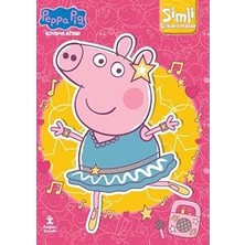 Doğan Çocuk Peppa Pig-Simli Çıkartmalı Boyama Kitabı + Evie ve Hayvanlar + Tek Başıma Uyuyorum + 4 Kitap Set