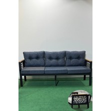 Melisa 3lü Balkon-Bahçe-Kafe Çay Seti Koltuk Oturma Takımı-Oturma Grubu,ofis Koltuğu