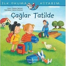 İş Bankası Kültür Yayınları Ilk Okuma Kitabım - Çağlar Tatilde + Elif Pikniğe Gidiyor: Ilk Okuma Kitabım + 1 Kitap Set