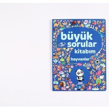 Yapı Kredi Yayınları Büyük Sorular Kitabım - Hayvanlar (Ciltli) + Paw Patrol Paspati Boyama Kitabı + 1 Kitap Set