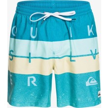 Quiksilver Word Block Volley 17 Erkek Mavi Volley Short