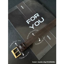 Fiori Kare Gold Tokalı Kadın Pantolon Kemeri, Ceket Kemeri, Gömlek Kemeri, Elbise Kemeri