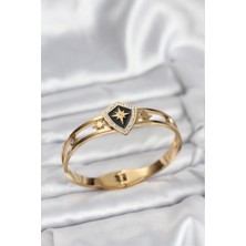 Stillove 316L Çelik Gold Renk Kutup Yıldızı Kelepçe Bileklik