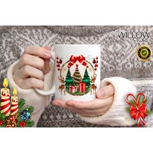 Willow Store Merry Christmas ,noel Temalı Porselen Kupa Bardak,yılbaşı,merry Christmas,hediyelik 58