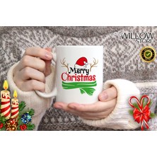 Willow Store Merry Christmas ,noel Temalı Porselen Kupa Bardak,yılbaşı,merry Christmas,hediyelik 102