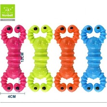 Nunbell Kauçuk Istakoz Köpek Diş Kaşıma Oyuncağı 12 cm (1 Adet)