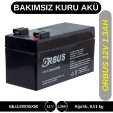 12V 1.3AH Güçlü Alarm Aküsü, Yüksek Performans ve Güvenilirlik