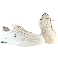 Guja Erkek Lastik Bağcık Kapamalı Hakiki Deri Günlük Sneakers