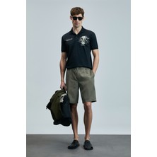 Lufian Ross Spor Erkek Chino Şort Slim Fit 111210077