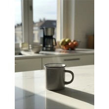 Elista Seramik Kupa Bardak Simli Desenli Renkli 150 cc