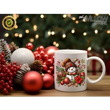 Willow Store Noel Sevimli Kardan Adam 18 Temalı Porselen Kupa Bardak,yılbaşı,merry Christmas,hediyelik