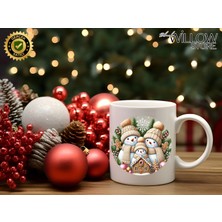 Willow Store Noel Sevimli Kardan Adam 22 Temalı Porselen Kupa Bardak,yılbaşı,merry Christmas,hediyelik