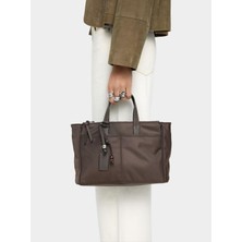 Parfois Teknik Kumaş Çapraz Askılı Tote Çanta