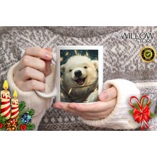 Willow Store Merry Christmas ,noel Sevimli Ayıcık Temalı Porselen Kupa Bardak,yılbaşı,merry Christmas,hediyelik4