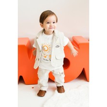 Cumino Kids Cumino Wild Journey 3'lü Takım - Bej