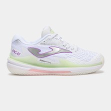 Joma TACELW2502C Ace Lady Kadın Beyaz Tenis Ayakkabı Hafif ve Esnek Taban ile Konforlu Tasarım